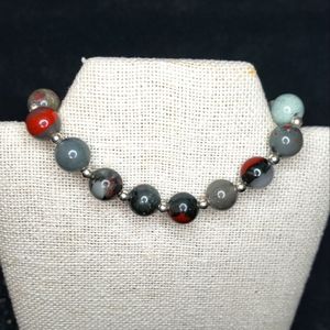 African bloodstone bracelet